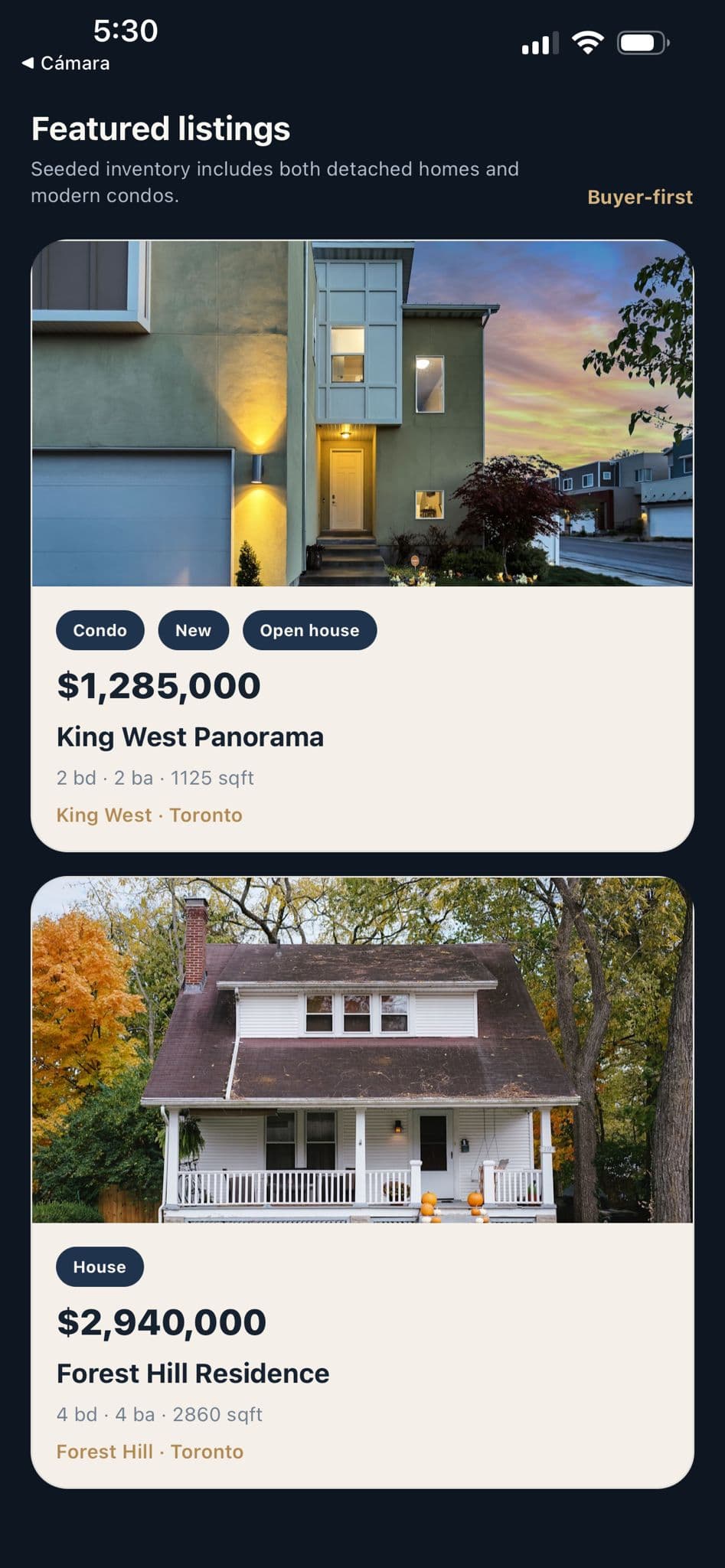 Real Estate Leads App preview
